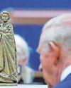 King's praise for memorial to late Queen9