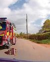 Five hurt as blaze rips through caravan park Five hurt as blaze rips through caravan park