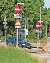 Second car in weeks is trapped in busway Second car in weeks is trapped in busway