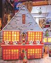 While shepherds watch their flocks by night, couple create Lego art... Hogwarts and all6