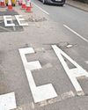 Bodged markings on road leave resident a little lost for words Bodged markings on road leave resident a little lost for words0