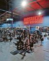 Gym warming up for opening Gym warming up for opening