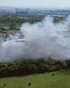 Scrapyard blaze visible for miles Scrapyard blaze visible for miles