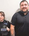 PCs risked lives on cliff edge to rescue woman PCs risked lives on cliff edge to rescue woman0