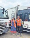 New bins being distributed in preparation for recycling shift4