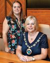 Mum Lynda is the new district council chair - and daughter her escort Mum Lynda is the new district council chair - and daughter her escort