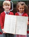 Pupils enjoy lesson in school's history2