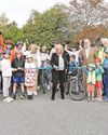 Dozens turn up for opening of east-west cycle route0