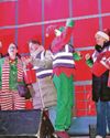 Santa gets the festive party started in Annan13