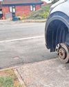 Rampage Knife-wielding vandals slash tyres and scratch vehicles3