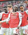 Premier League Eze sinks old pals as Arsenal make it seven in a row Premier League Eze sinks old pals as Arsenal make it seven in a row33