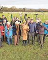 Pucklechurch Wood First trees are planted in environmental project Pucklechurch Wood First trees are planted in environmental project7