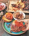 PULLED PORK WITH CIDER MOP AND TANGY SLAW (Serves 8-10) PULLED PORK WITH CIDER MOP AND TANGY SLAW (Serves 8-10)45