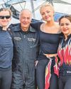 Wing-walking 'world first' as three cousins take to the sky4
