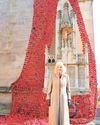 Queen pins final poppy on WI display Queen pins final poppy on WI display13