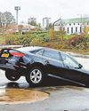 Riverside motorist suffers 'Italian Job'-style mishap9