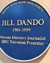 Plaque for Jill put up in her first workplace10