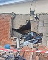 'Thank God no one was walking past,' says home-owner12