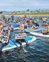 Surfers’ paddle protest over privatised water9