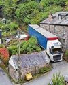 Crane needed as lorry gets stuck in lane