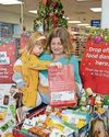 Shoppers make food donations