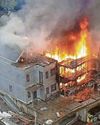 Security is stepped up after fire at building sites Security is stepped up after fire at building sites