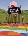 Basketball court project proves a real slam dunk Basketball court project proves a real slam dunk