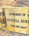 Plaque honours 'Owl Man' Russell6
