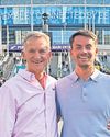 Father and son cycling to Paris5