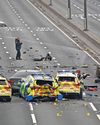 Seven police officers hurt in pursuit pile-up Seven police officers hurt in pursuit pile-up