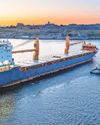 Giant cargo vessel visit marks a first for Plymouth8