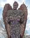 Knife statue in powerful statement on violent crime Knife statue in powerful statement on violent crime12