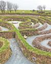 Labyrinth of Cornish hedges is completed Labyrinth of Cornish hedges is completed2