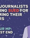 Legal SLAPP in the face for journalism must be countered Legal SLAPP in the face for journalism must be countered25