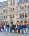 Students explore European decision making in Brussels0