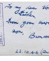 Bernard was one of first to know war in Europe was over43