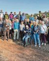 Protesters claim wildlife haven under threat from drainage work at housing development3
