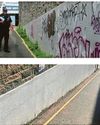 Offenders help restore public spaces and tackle graffiti in town as part of initiative9