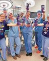 Hospital staff do their bit to raise money for appeal0
