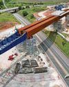 HS2 viaduct moves in over the M6 motorway11