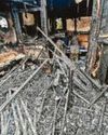 Suspected arson destroys caravan Suspected arson destroys caravan0