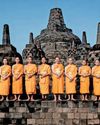 Monks mark holiest day Monks mark holiest day