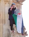 Palestine protester climbs up 'Big Ben'