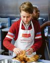 George gets ‘stuck in’ at party for the homeless... just like dad5