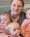 The mum who gave birth to 3 babies in just nine months The mum who gave birth to 3 babies in just nine months