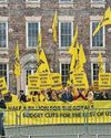 Campaigners slam 'farcical' protest handling Campaigners slam 'farcical' protest handling