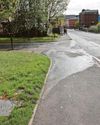 'Human waste' is seen flowing down city street after pipe block 'Human waste' is seen flowing down city street after pipe block