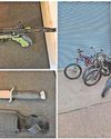 Motorbikes, crossbow and cocaine seized12