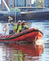 Tyne Bridge safety boat crew save man following river fall5