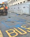 Bus diversions as sinkhole opens up on street Bus diversions as sinkhole opens up on street